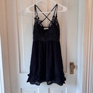 Black Listicle mini dress